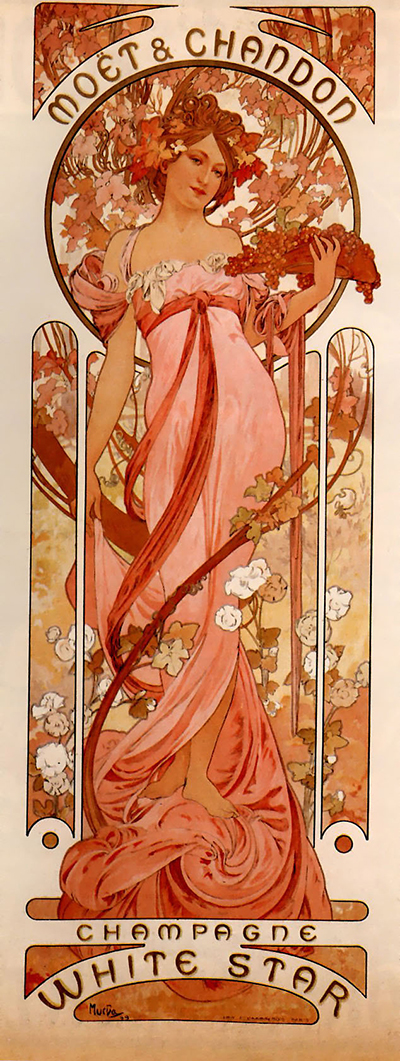 Moët & Chandon White Star Alphonse Mucha